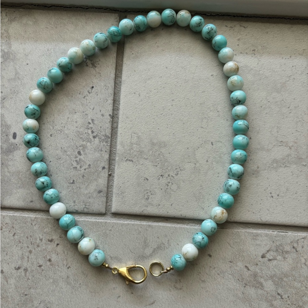 Handmade beaded necklace